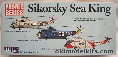 MPC 1/72 Sikorsky Sea King SH-3H / HSS-2 / HH-3F US Navy or Coast Guard - Profile Series, 2-1515 plastic model kit